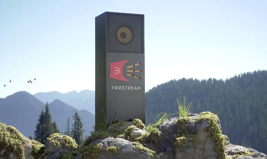 McDonald's Takes Fry Fans to New Heights with Drive-Thru Speaker Box on a Mountain