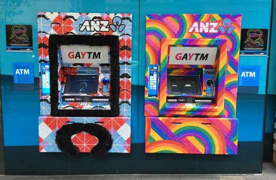 Sydney ATMs Transformed into GAYTMs