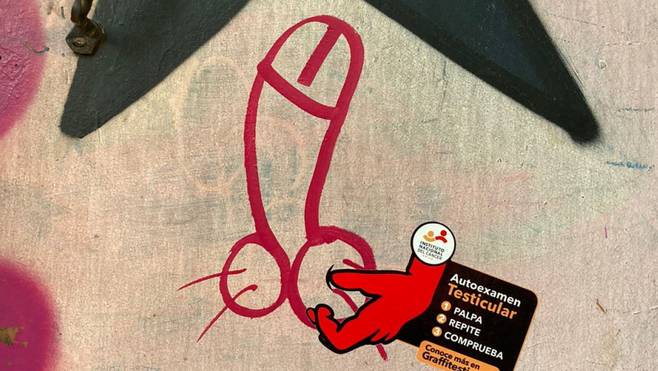 How McCann Santiago Gave Gratuitous Graffiti a Purpose for Testicular Cancer Awareness