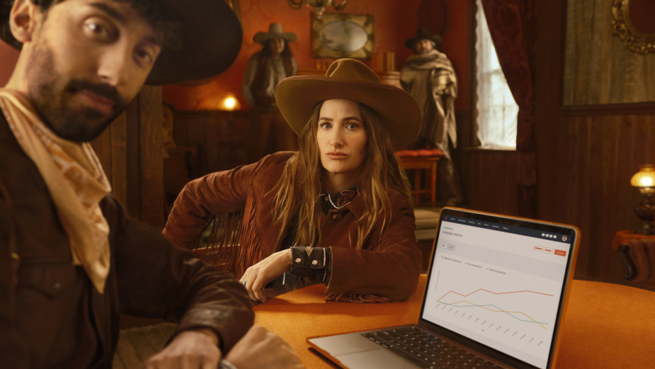 Kathryn Hahn Is CEO of a Wild West Outlaw Posse in HubSpot Campaign by 72andSunny New York
