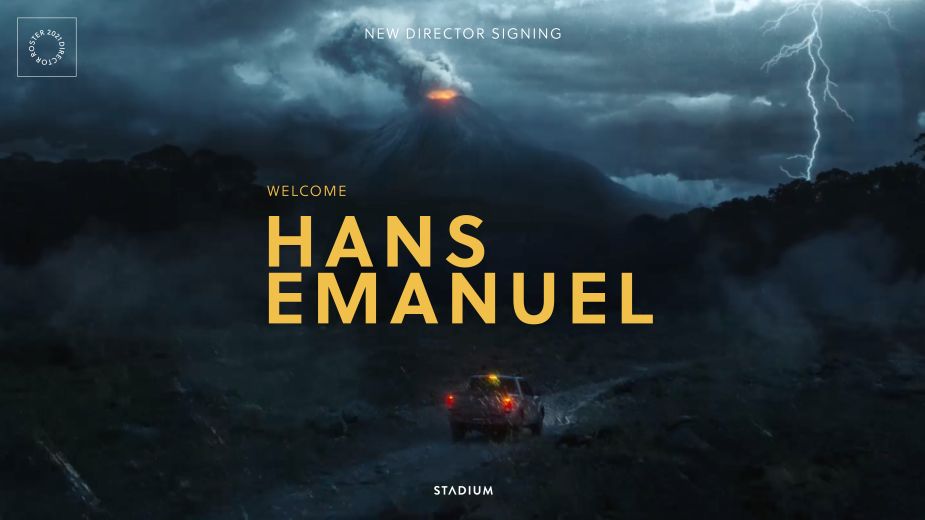 Director Hans Emanuel Signs to STADIUM
