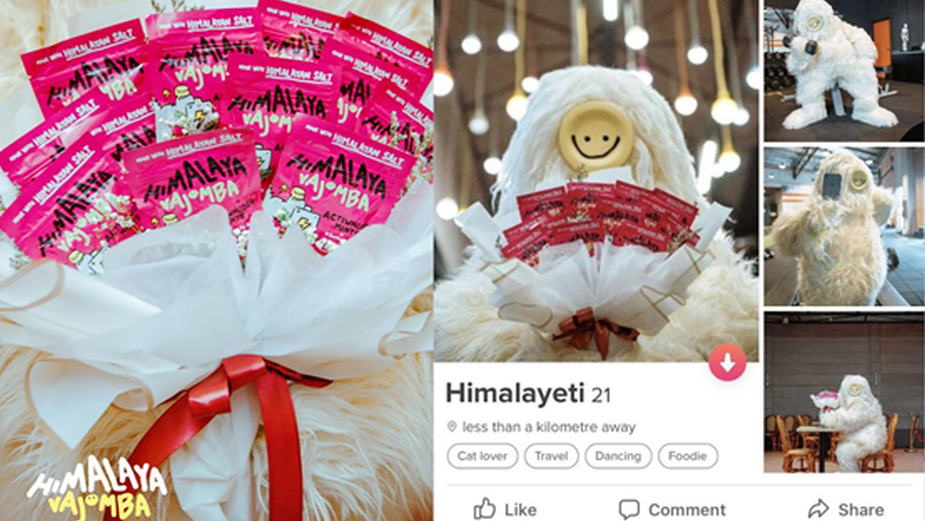 Candy Brand Himalaya Vajomba Gets People to Swipe Right on a Yeti for Valentine’s Day