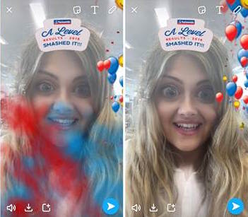 Nationwide Takes Over Snapchat to Celebrate this Year's A-level Results