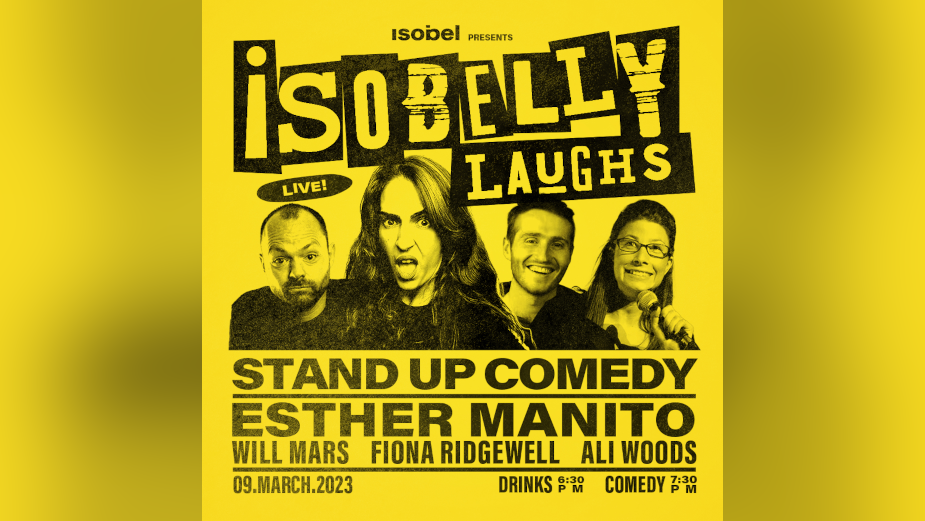 isobel Secures Esther Manito for isobelly Laughs Comedy Night