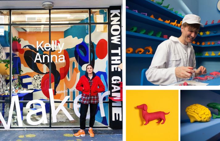 Jelly Artists Take Part in W+K London's 2018 Makers' Residency