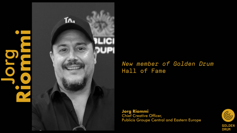 Publicis’ Jorg Riommi Inducted into the Golden Drum Hall of Fame