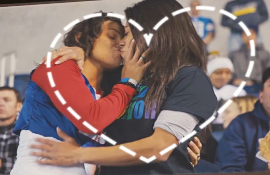 Love Has No Labels Takes Over the NFL Kiss Cam in Beautiful New Film
