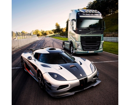 Can This Volvo Truck Beat One of the World's Fastest Cars?