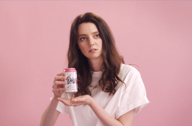 TV Star Tanya Reynolds Celebrates Diet Coke's Flavour Range in Humorous Campaign