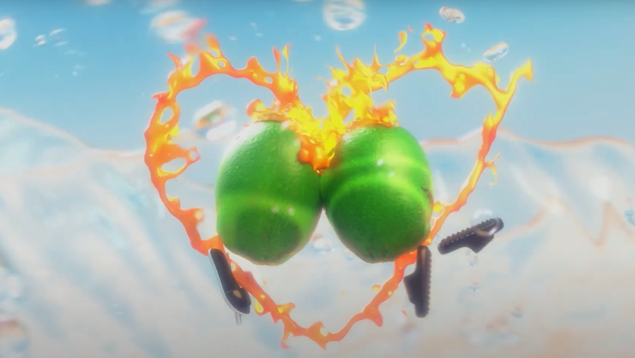Limes with Piercings Burst Into Flames in Unusual Desperados Seltzer Ad