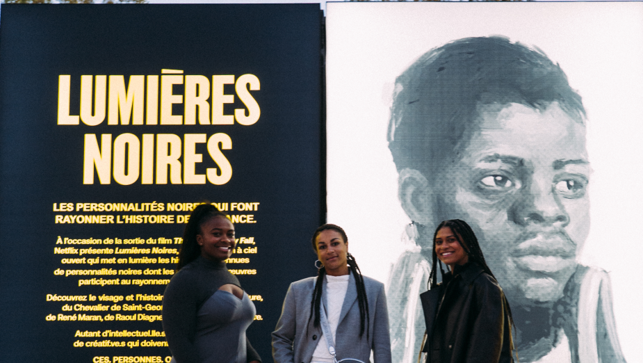 Netflix and Yard's BLACK LIGHTS Campaign Honours Black Figures in French History 
