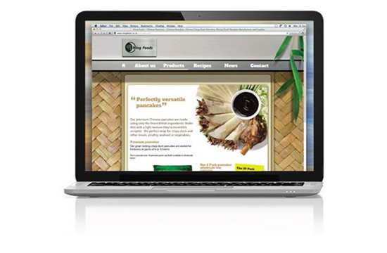Greenwich Design Create Ming Foods Website