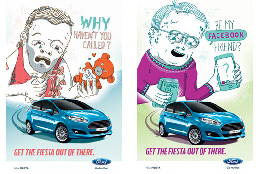 Attack of the 'Awks' in Ford Fiesta Campaign