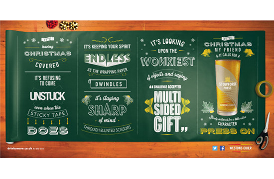 WCRS Christmas Campaign for Stowford Press