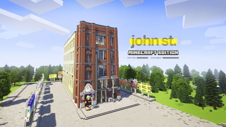 john st. Throws a 20th Anniversary Rager… in Minecraft