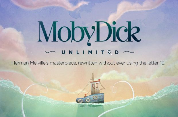 Moby Dick Gets Rewritten without the Letter 'E' to Raise Awareness about Disability
