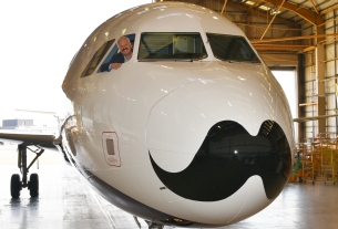 Mustachioed Monarch Planes Take to the Skies for Movember