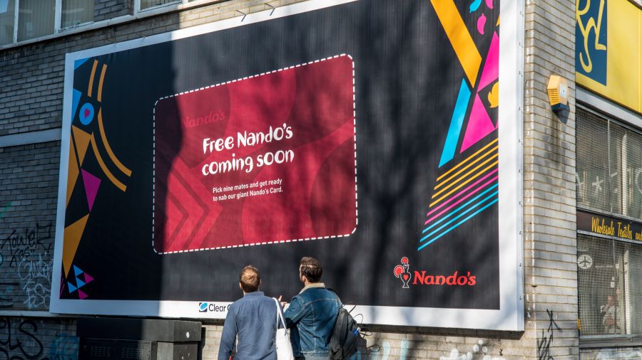 Nando's Urges Customers to Claim What's Theirs with Giant Loyalty Cards