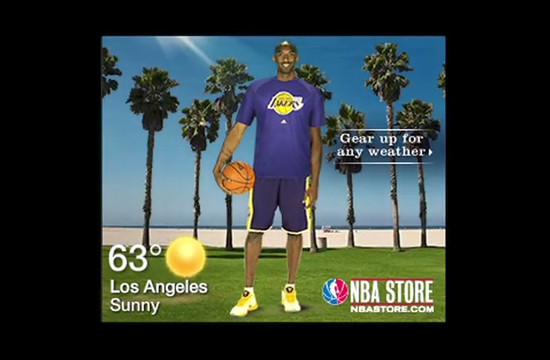 NBAStore's Smart Personalised Weather Ads