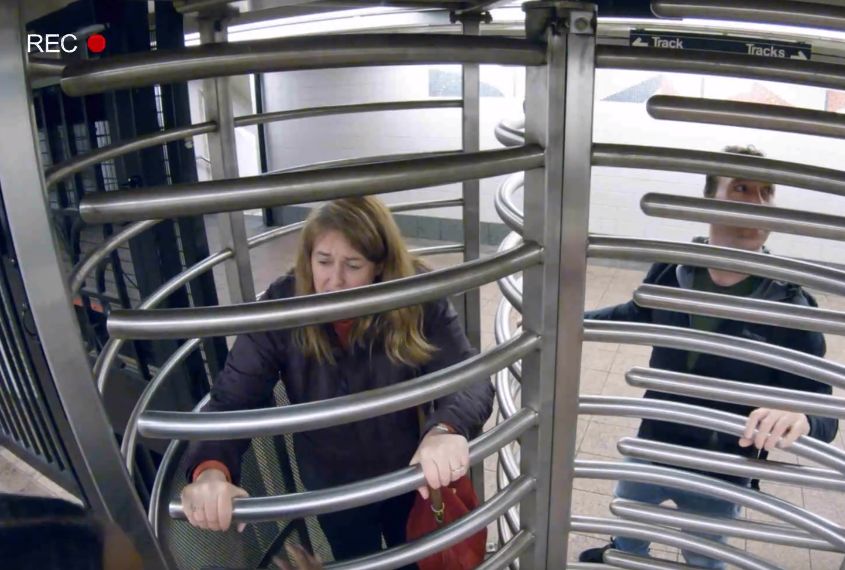 Commuters Experience the Trauma of Being Caged in Powerful Stunt | LBBOnline
