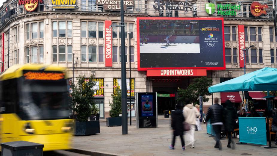 Ocean Outdoor Partners with Discovery and Team GB to Bring Olympic Winter Games Beijing 2022 to the UK’s DOOH Screens