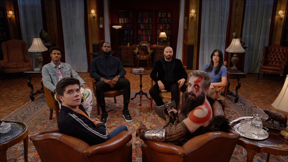 Ben Stiller, LeBron James and John Travolta Talk Parenting in Hilarious God of War Ragnarök Spot