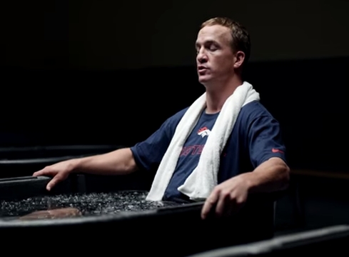 Peyton Manning's new Nationwide ad features the 'jingle' again abnd chicken  parm 