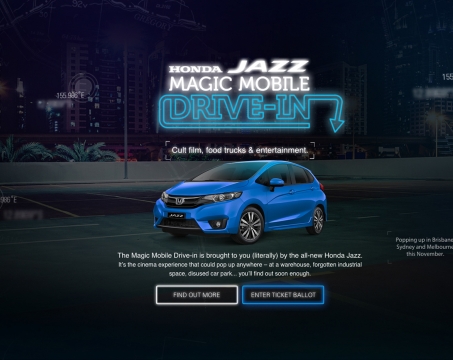 Leo Burnett Melbourne Conjures a Magic Mobile Drive-in for Honda