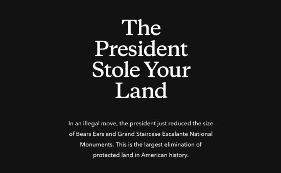 The President Stole Your Land: Patagonia and REI Take a Stand