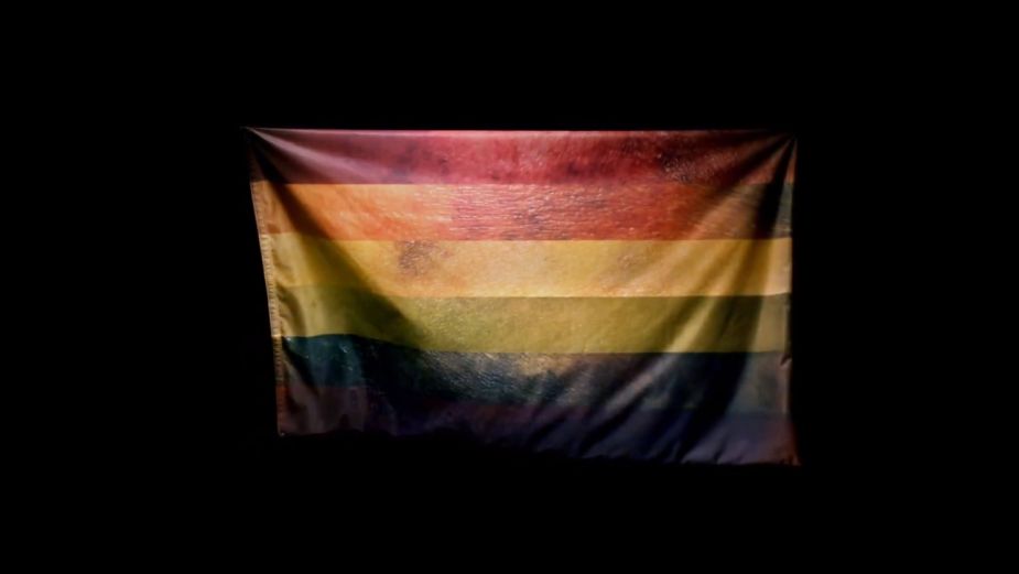 Pride Flag Is Reimagined with Images of Real Wounds and Bruises Sustained by Victims of Hate Crime