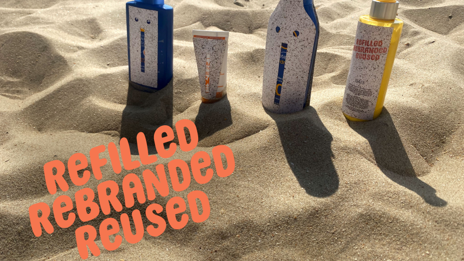 Skincare Brand Naïf Fills Old Sunscreen Bottles with a Sustainable Alternative