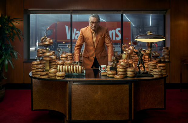 Robert DeNiro’s the Bagel Boss of Bolton in New Warburtons Campaign