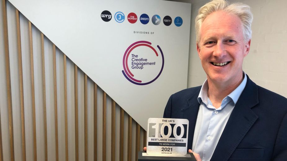 The Creative Engagement Group Recognised Among Best Companies to Work for 2021