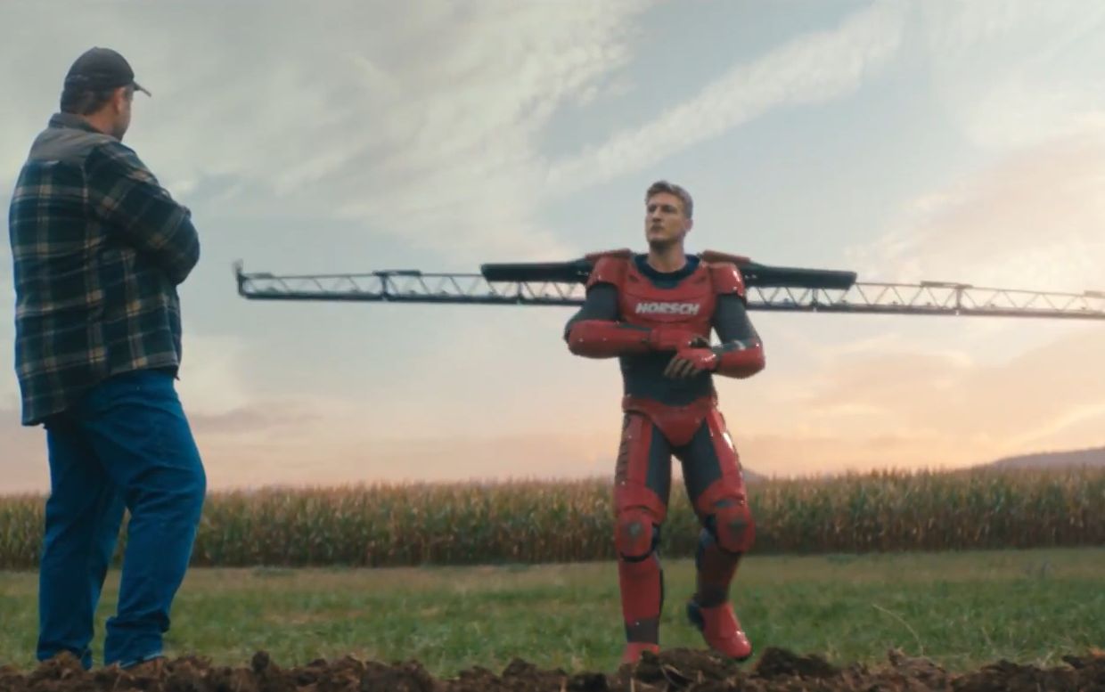Iron Man Is Re-Imagined as a Farmer in Superhero Spot for Horsch Machinery