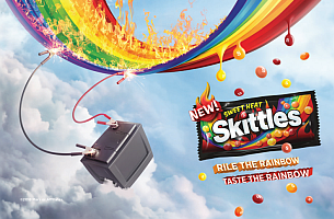 Skittles Latest Campaign Features a Trapped Rainbow Interrogated by Sweet-Hungry Freaks 