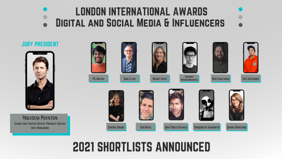 London International Awards 2021 Digital and Social Media & Influencers Shortlists Revealed