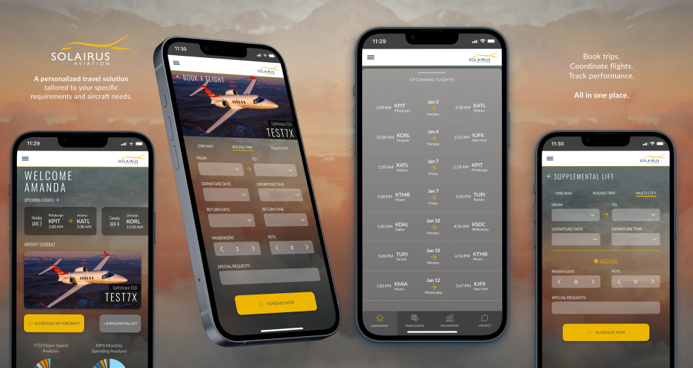 Alloy and Solairus Aviation Release Aircraft Management App for Plane Owners