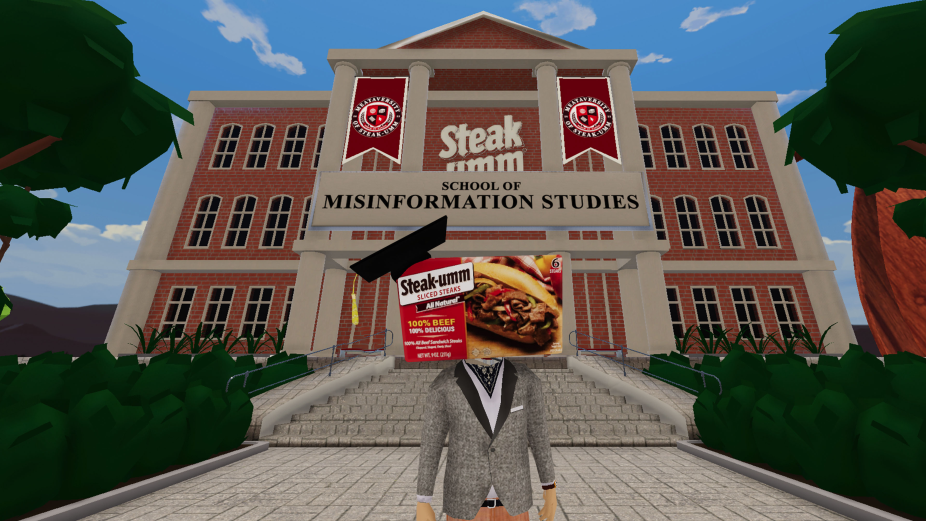 Steak-umm Has Just Launched Its Own University in the Metaverse to Tackle Misinformation 
