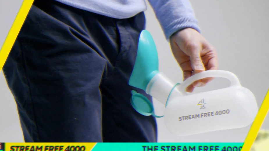 Channel 4 Announces the Unisex Urinal 'Stream Free 4000' in Parody Infomercial