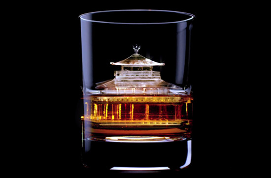 Suntory Japanese Whiskey Offers a '3D on the Rocks'