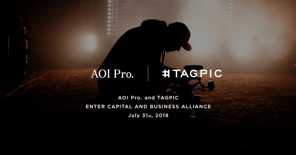 AOI Pro. Enters Capital and Business Alliance with Influencer Marketing Company Tagpic