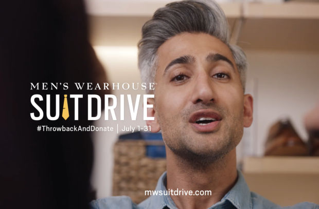 Men’s Wearhouse Is Turning #TBTs into Donations with Queer Eye's Tan France