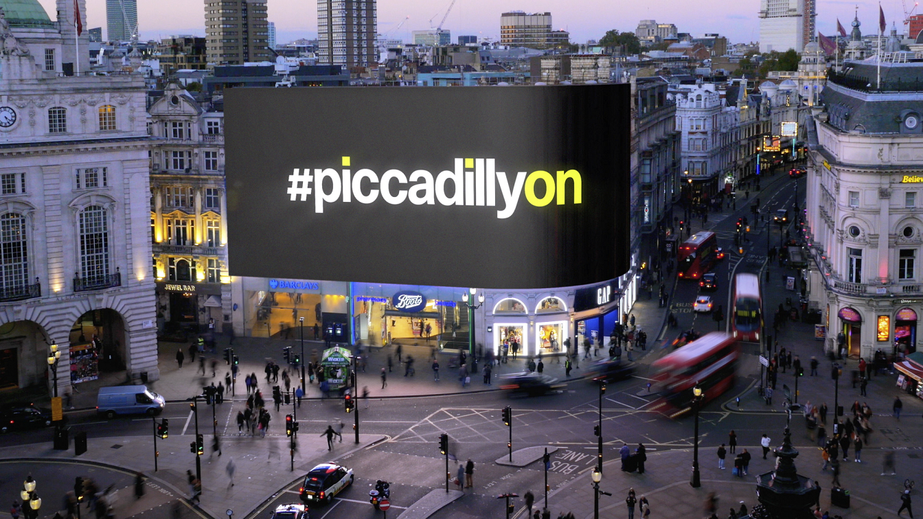 Piccadilly Lights Brings Colour to Life for Countdown to Switch-On