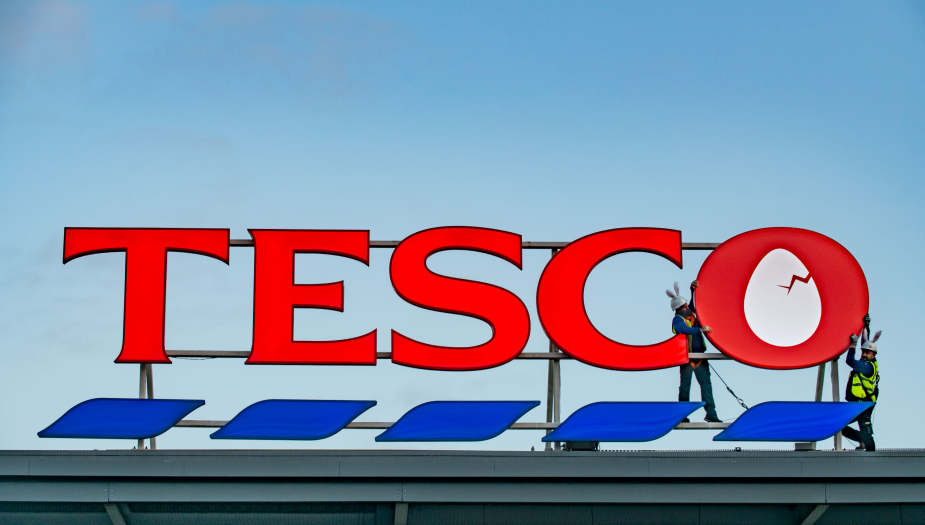 Tesco Has Given Its Iconic Logo an Easter Makeover in Campaign from BBH London