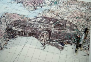 FCB Inferno & Illustrator Ed Fairburn Turn a Map Into Art for BMW