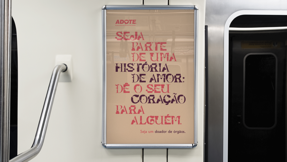 Adote Promotes Organ Donation with New Typeface Designed by White Rabbit Budapest 