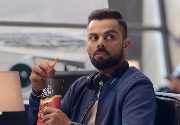 Indian Cricket Captain Virat Kohli Stars in New Campaign for Snack Brand Too Yumm! Karare 