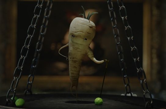 Kevin the Carrot Triumphs Over Evil Parsnip in Aldi's 2018 Christmas Spot