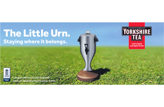 Yorkshire Tea's Ashes-Influenced Tactical Ad