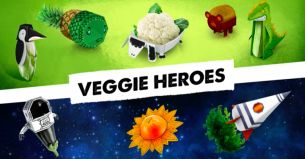 McCann Bucharest Turn Veggies into Superheroes to Inspire Romanian Kids to Eat Healthily 